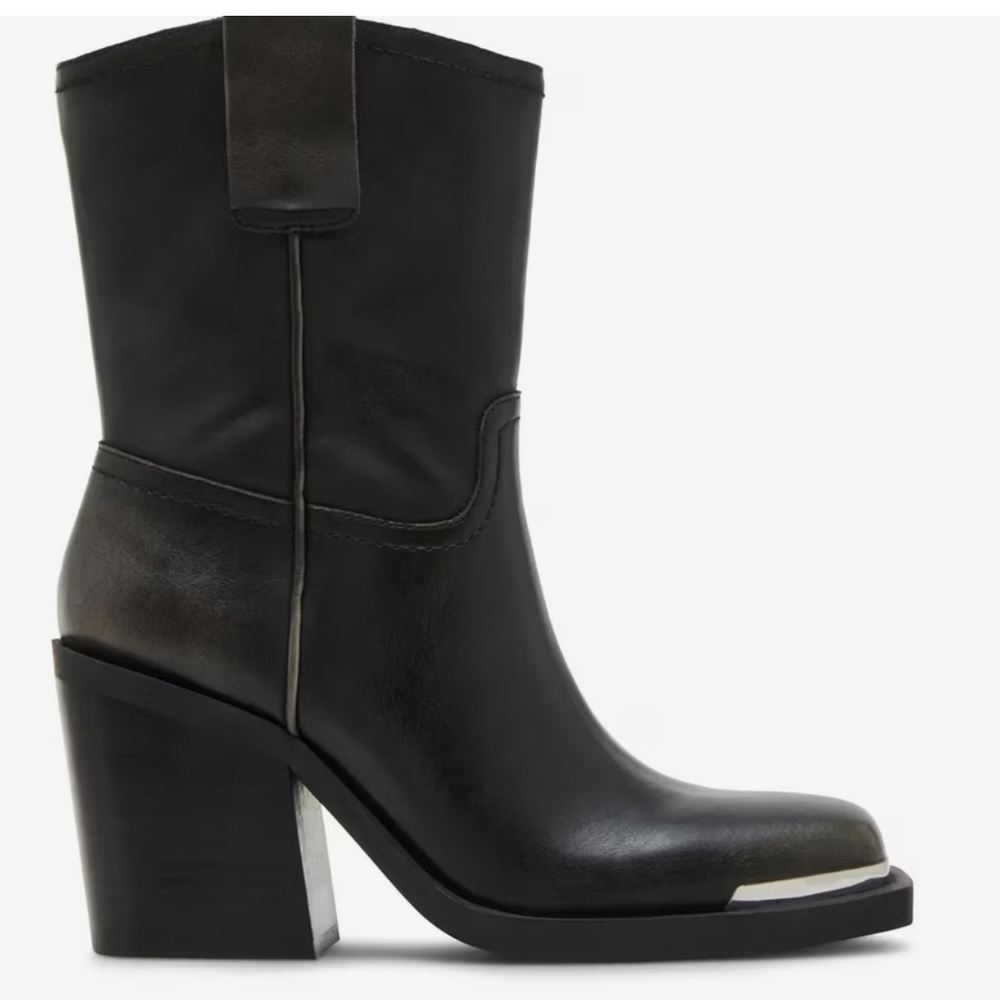 Madden Girl Distressed Western Bootie